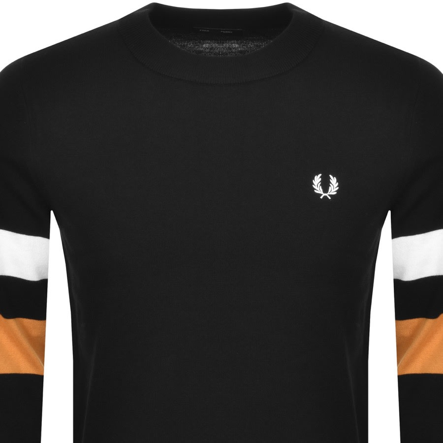 Alternative Image for ProductFred Perry Crew Neck Knit Jumper Black2
